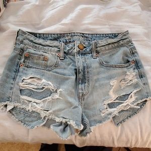 Shortie shorts